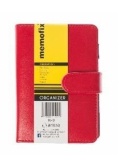 Organizer Memofix A6 K/SA czerwony