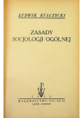 Zasady socjologji ogólnej, 1923 r.