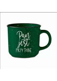 Kubek vintage Pan jest przy Tobie