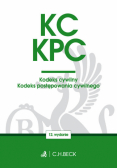 Kodeks cywilny. Kodeks postępowania cywilnego. Edycja Sędziowska