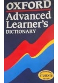 Advanced learner's dictionary