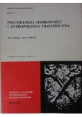 Psychologia Osobowości i Antropologia Filozoficzna