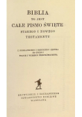 Biblia to jest całe pismo święte Starego i Nowego Testamentu