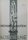 Archiwa biblioteki i muzea kościelne Tom 21