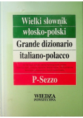 Wielki słownik włosko-polski Tom 3 P Sezzo