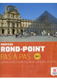 Noveau Rond-Point Pas a Pas B1.1 Livre de l'eleve + Cahier d'activites z płytą CD