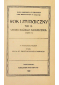 Rok liturgiczny Tom III 1929 r.