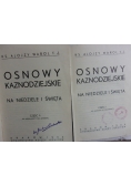Osnowy kaznodziejskie na niedziele i święta, Tom I - II, 1934 r.