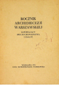 Rocznik Archidiecezji Warszawskiej zawierający spis duchowieństwa
