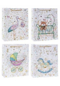Torebka ozdobna 18x23x8cm mix ROZETTE