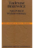 Niepokój wybór wierszy