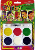 Farby do malowania twarzy 6 kolorów