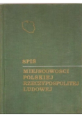 Spis miejscowości Polskiej Rzeczypospolitej Ludowej