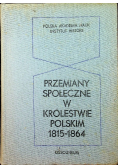 Przemiany społeczne w królestwie polskim 1815 1864