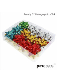 Rozety holographic (24szt)
