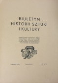 Biuletyn historii sztuki i kultury Rok IX Nr 1/ 2 1947 r.