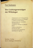Das Leistungsvermogen der Walzlager
