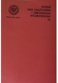 Studia nad faszyzmem i zbrodniami hitlerowskimi IX