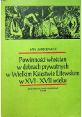 Powinności włościan w dobrach prywatnych w Wielkim Księstwie Litewskim w XVI  XVI wieku