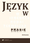 Język w prasie Antologia
