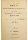 Nowy dokładny słownik polsko-niemiecki i niemiecko-polski, 1873 r.