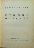 Valery Utwory wybrane 1936 r.