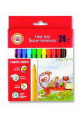 Flamastry zmywalne 24 kolory