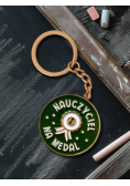 Brelok nauczyciel na medal