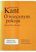 O wiecznym pokoju