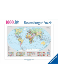 Puzzle 1000 Polityczna mapa świata