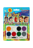 Farby do malowania twarzy 8 kolorów