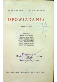 Czechow Opowiadania 1886 do 1887 Tom V