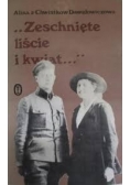 Zeschnięte liście i kwiat ...
