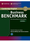 Business Benchmark Pre-intermediate to Intermediate Teacher's Resource Book