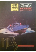 Mały modelarz Miesięcznik Ligi Obrony Kraju dla Młodzieży Nr 4 / 91 Włoski kuter torpedowy MAS