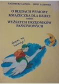 O błędach wymowy książeczka dla dzieci