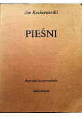 Pieśni Reprodukcja pierwodruku