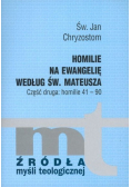 Homilie na Ewangelię według św Mateusza Część 2