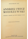 Andrzej Frycz Modrzewski 1923 r.