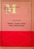 Wielkość i program budowy miasta średniowiecznego