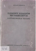 Elementy pojazdów mechanicznych. Łożyskowania toczne