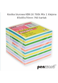 Kostka biurowa mix 85x85x70mm 760K