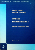 Analiza matematyczna Tom  1 Definicje twierdzenia wzory