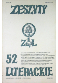 Zeszyty literackie 52