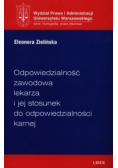 Odpowiedzialność zawodowa lekarza