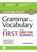Grammar and Vocabulary for First and First for Schools with answers