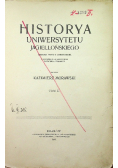 Historya Uniwersytetu Jagiellońskiego tom 2 1900 r.