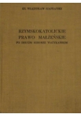 Rzymskokatolickie prawo małżeńskie