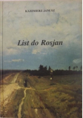 List do Rosjan