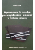 Wprowadzenie do metodyki prac magisterskich